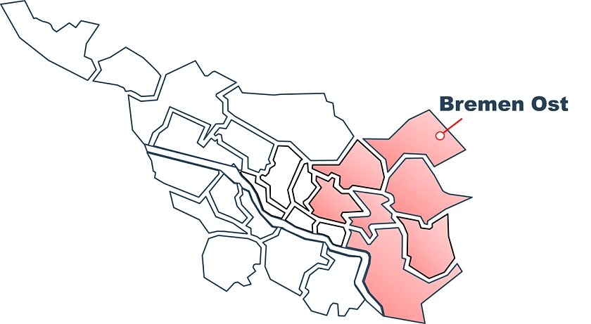 Outlines der Stadt Bremen - Sozialzentrum Bremen Hemelingen