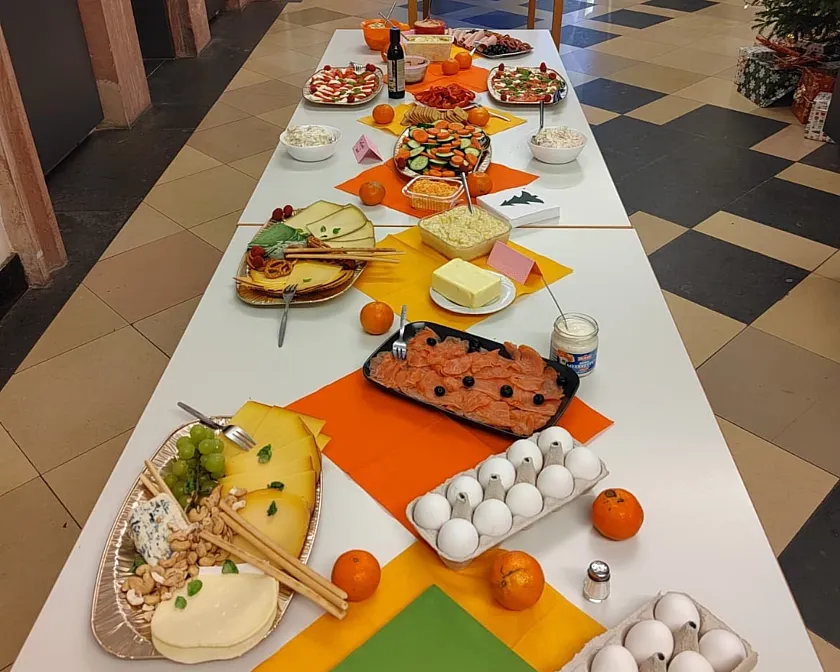 Weihnachtsfrühstück im Sozialzentrum Walle/Gröpelingen