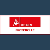 Logo der Bremer Stadtmusikanten und das Wort: Protokolle