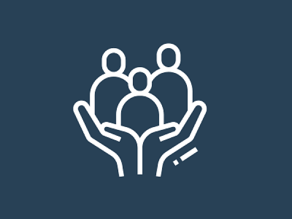 Familie in einem Haus