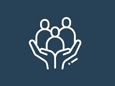 Familie in einem Haus