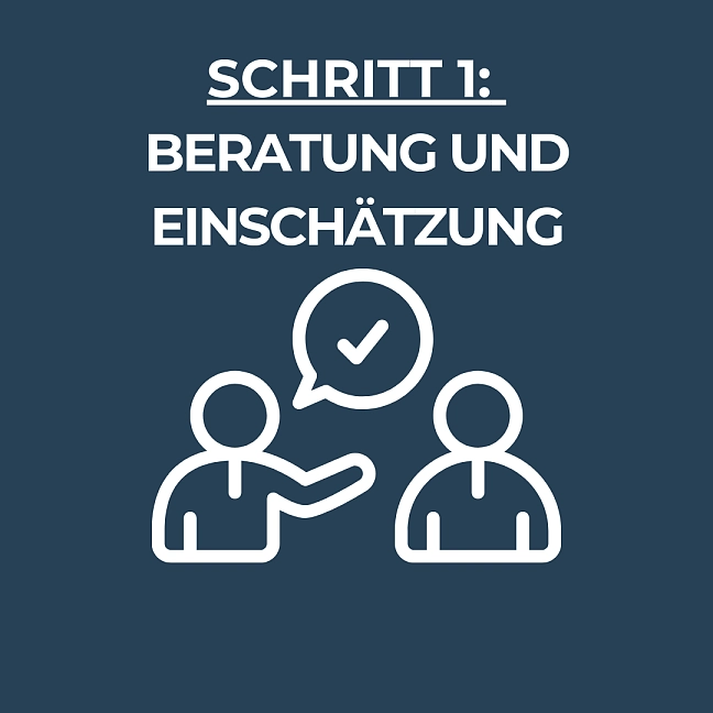 Schritt 1: Beratung und Einschätzung
