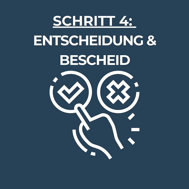 Hand mit Ja/Nein Möglichkeit