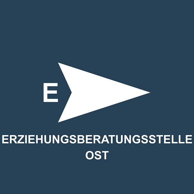 Kompassnadel, die nach Osten zeigt