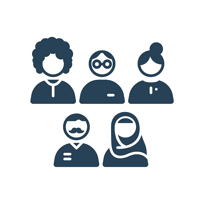 Diversität von verschiedenen Menschen