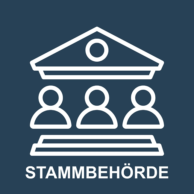 Haus in dem Menschen arbeiten