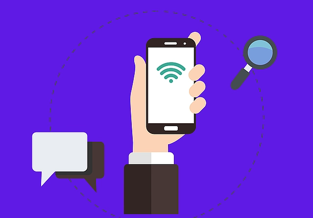 Picotgramm eines WLAN-Zugangs