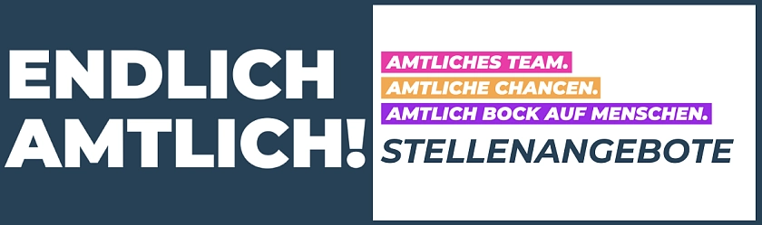 Endlich Amtliche Stellenangebote